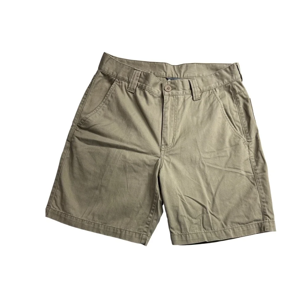 The North Face Mens Khaki Cotton Chino Shorts Size 32 Regular Tan Utility F10‎